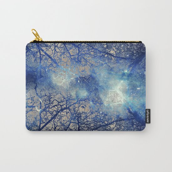 Winter Wood Carry-All Pouch