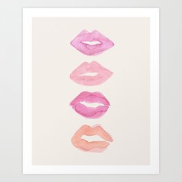 Juicy Lips Art Print