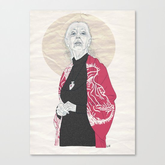 Jane Goodall Canvas Print