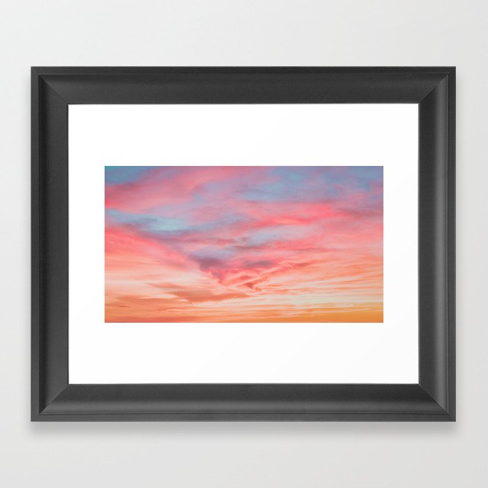 Cotton Candy Framed Art Print