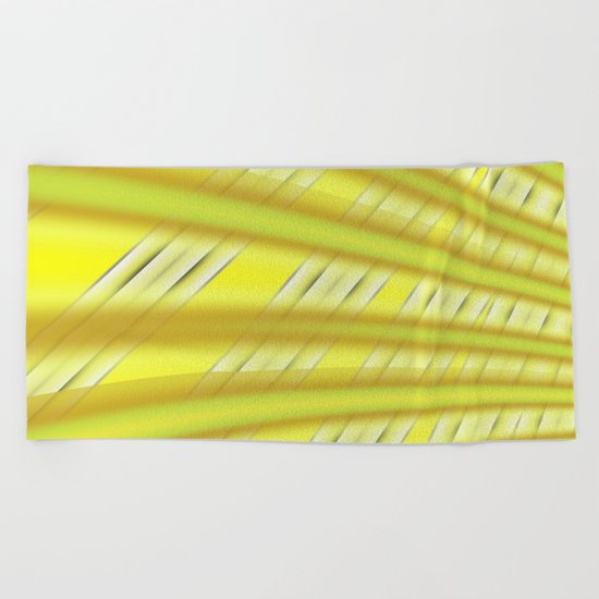 Fractal Play in Citruslicious Beach Towel