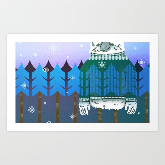 Forest Camo Art Print