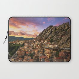Pietrapertosa village in Dolomiti Lucane. Basilicata, Italy. Laptop Sleeve
