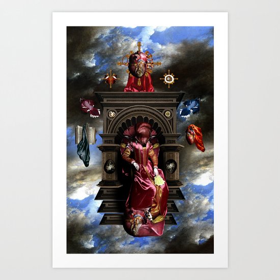 Throne Art Print