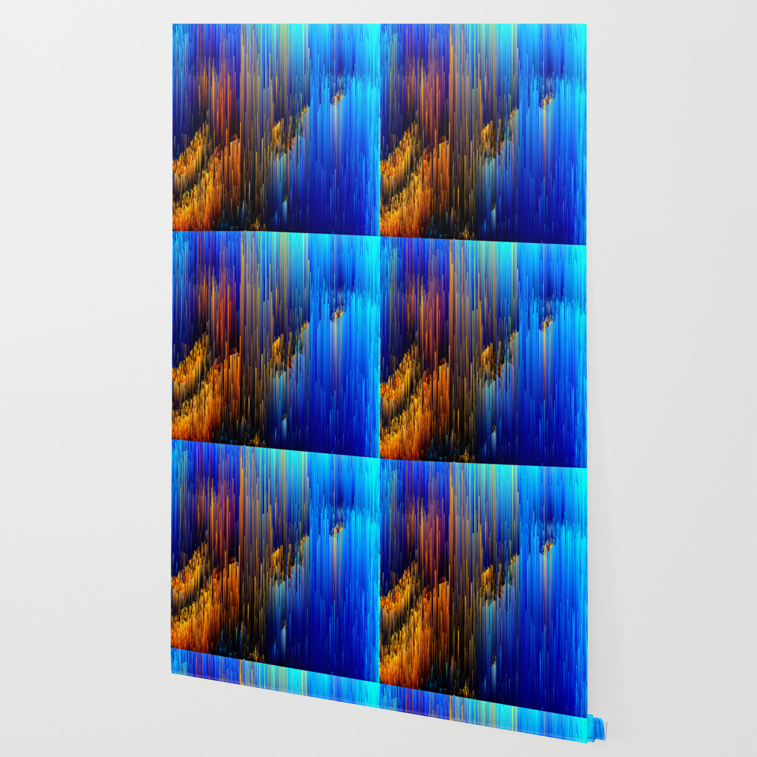 Rise Up Abstract Pixel Glitch Art Wallpaper By Jenniferbradford