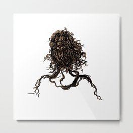 Messy dry curly hair 1 Metal Print