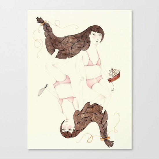Twisted Sister Canvas Print