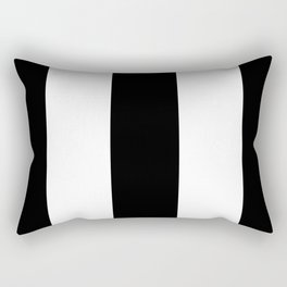 Black and white stripe Rectangular Pillow