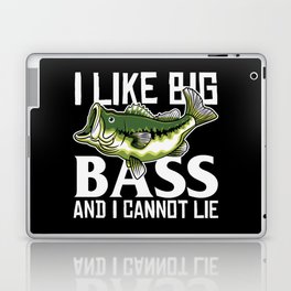 I Like Big Bass And I Cannot Lie Laptop Skin