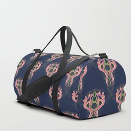 Garden Snakes Bouquet Art Deco Pattern Duffle Bag