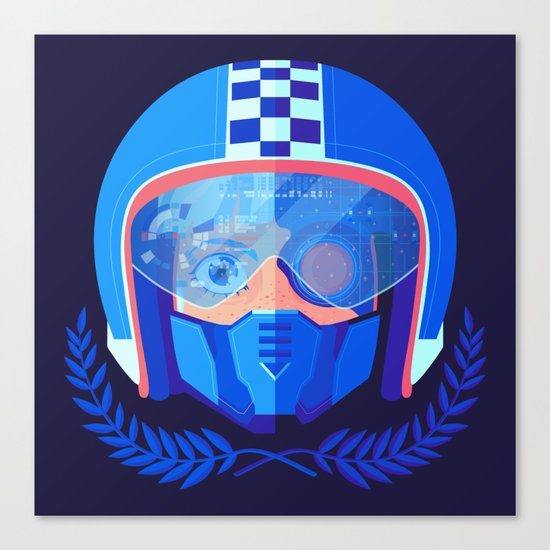 Lightspeed Racer Canvas Print