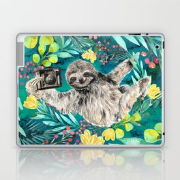 Sloth with Camera Laptop Skin