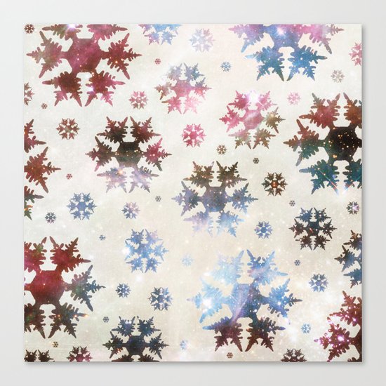 Star Snow Canvas Print