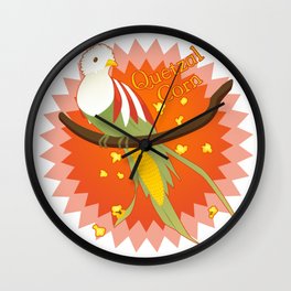 Quetzal Corn Wall Clock