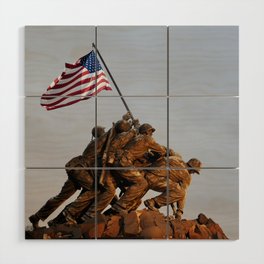 US Marine Corps Memorial Wood Wall Art