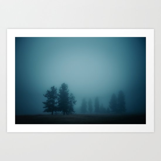 Silent Morning, Fog Art Print
