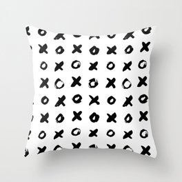 XOXO Hugs and Kisses Throw Pillow