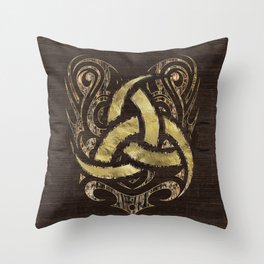 Horn of Odin Throw Pillow