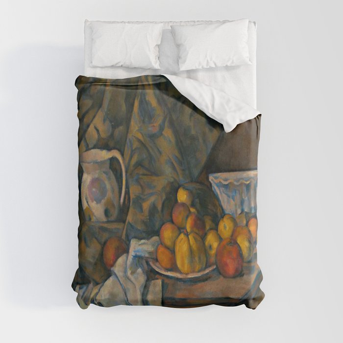 Paul Cézanne - Still Life with Apples and Peaches,1905 Duvet Cover