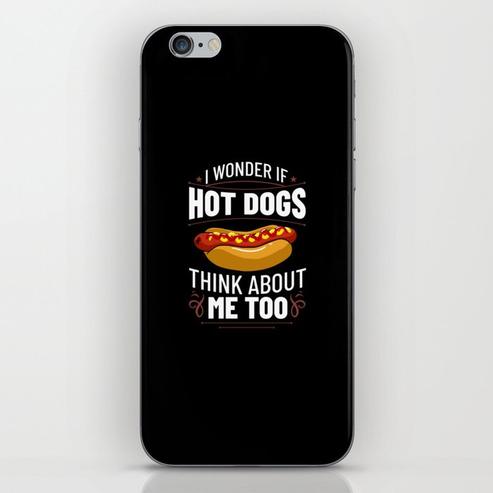 Hot Dog Chicago Style Bun Stand American iPhone Skin