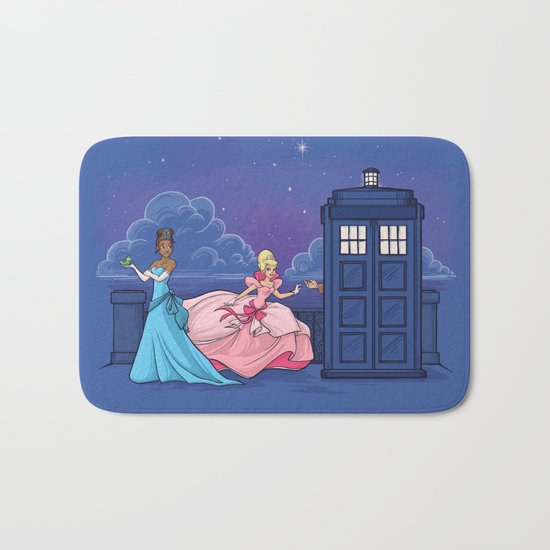 The Princess and the Doctor Bath Mat