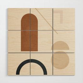 Geometric Modern Art 32 Wood Wall Art