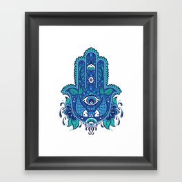 Hamsa Framed Art Print