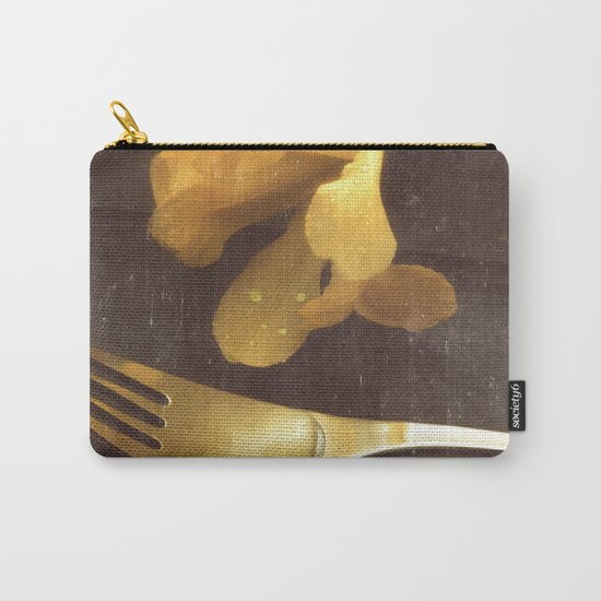 Flowers on Slate, variation 3 Carry-All Pouch