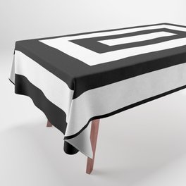 Black and White Tablecloth