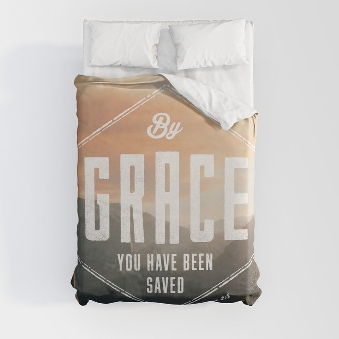 Ephesians 2:5 Duvet Cover