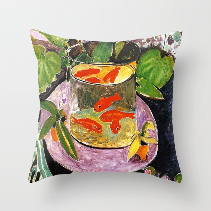 Henri Matisse Goldfish 1911 Throw Pillow