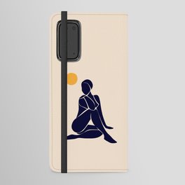 Lady sunbathing - Matisse Cut-outs 1. Black Android Wallet Case