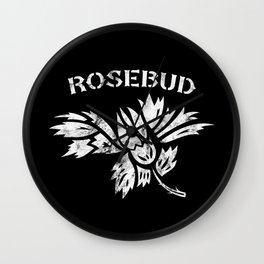 Rosebud Wall Clock