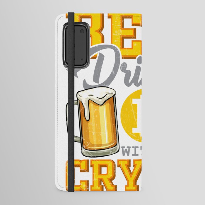 Beer Drinker with a Crypto Problem Android Wallet Case