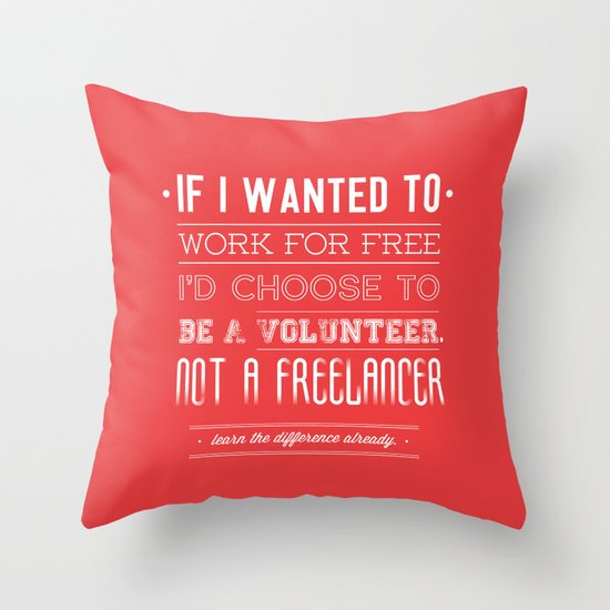 learn the difference. Throw Pillow