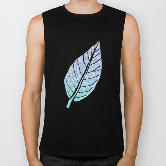 Leaves in Winter Biker Tank
