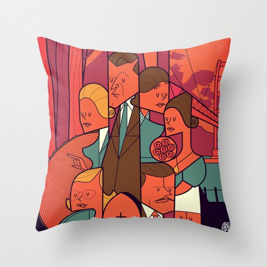 Vertigo Throw Pillow