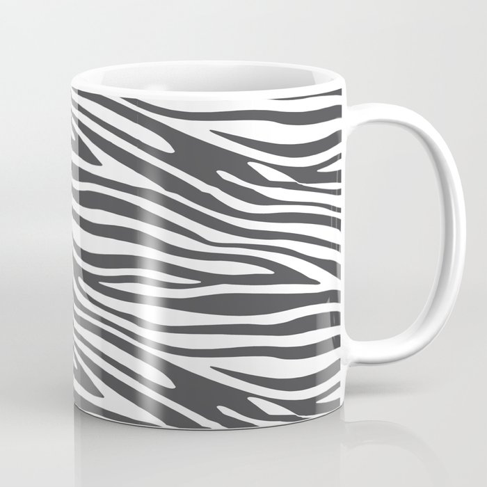 Gray Zebra Coffee Mug
