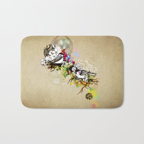 Two Birds Bath Mat