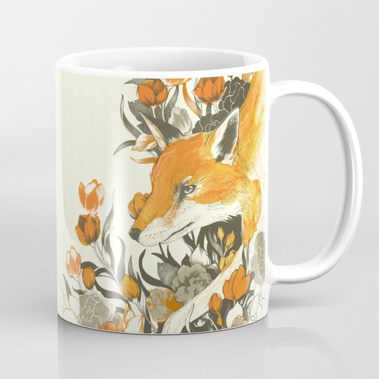 fox in foliage Mug