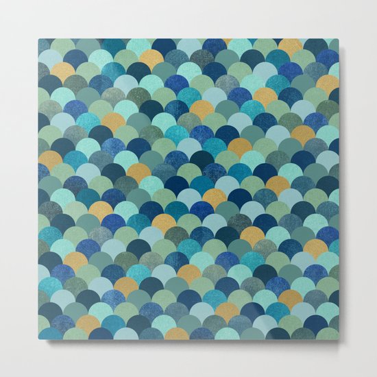 Ocean Pebbles Metal Print