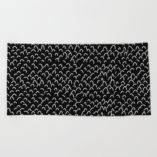 Lost In The Crowd Beach Towel