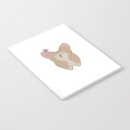 Tiny Happy Corgi Dog Notebook