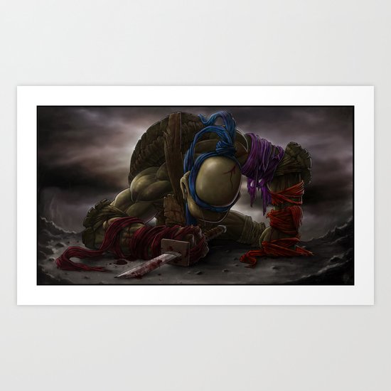 LEONARDO goodbye, my brothers... Art Print