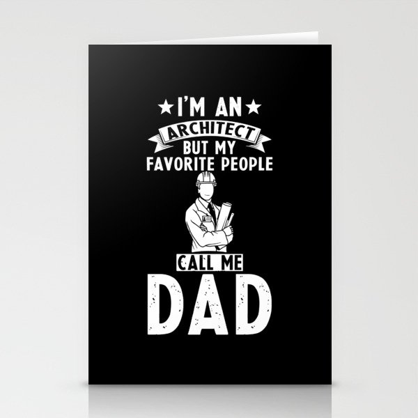 Architect Dad Stationery Cards