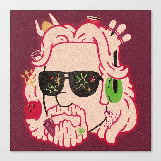 The Dude Canvas Print