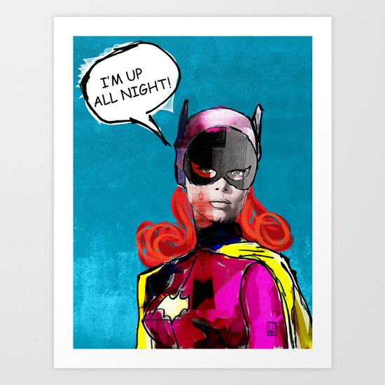 Batgirl Art Print