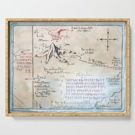 Thrain's map with Moonrunes Serving Tray