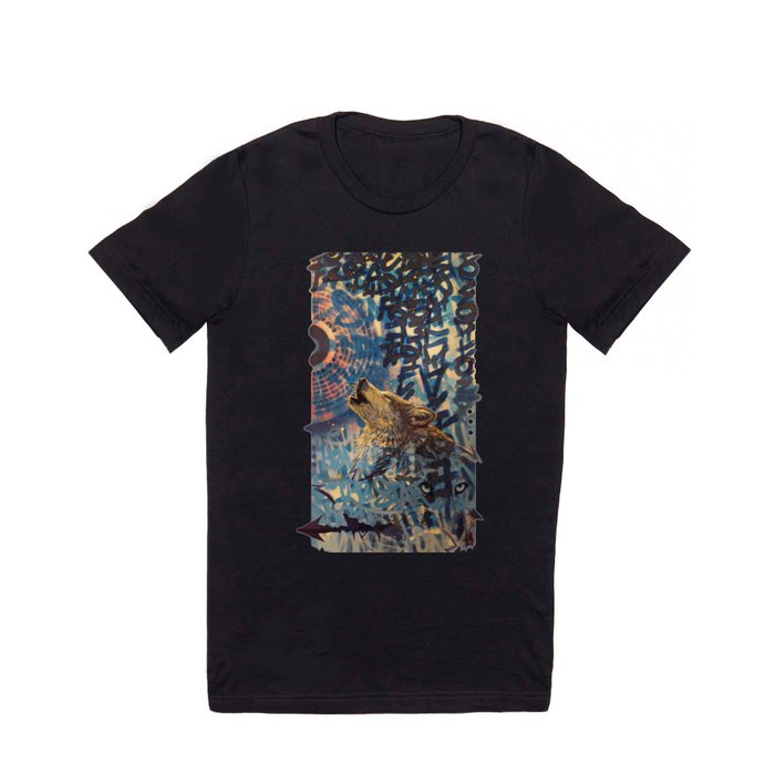 THE WOLF HOWLED AT THE STAR FILLED NIGHT T Shirt