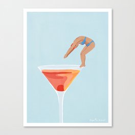 Cocktail Dip Canvas Print